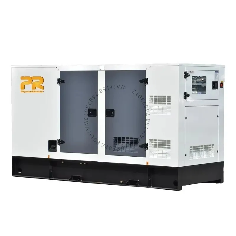 Commercial Use die sel Generator Rated Voltage Set Price India 55kva 60kva 55kw 60kw 110/220 Volt Open Frame Silent Type 400V 50