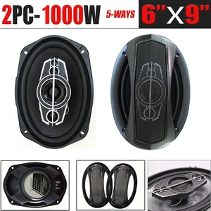 2 peças 6x9 Polegada (2x1000w) 2000w 5 vias carro hi-fi alto-falante coaxial porta áudio alto-falante de gama completa 10 principais vendas par de alto falante 5 polegadas - №10