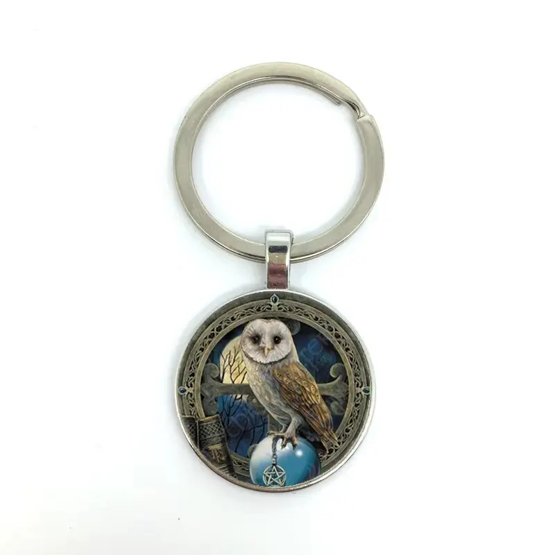 Ретро-эльф-сова-брелок-модный-милый-кулон-сова-брелок-ювелирные-аксессуары