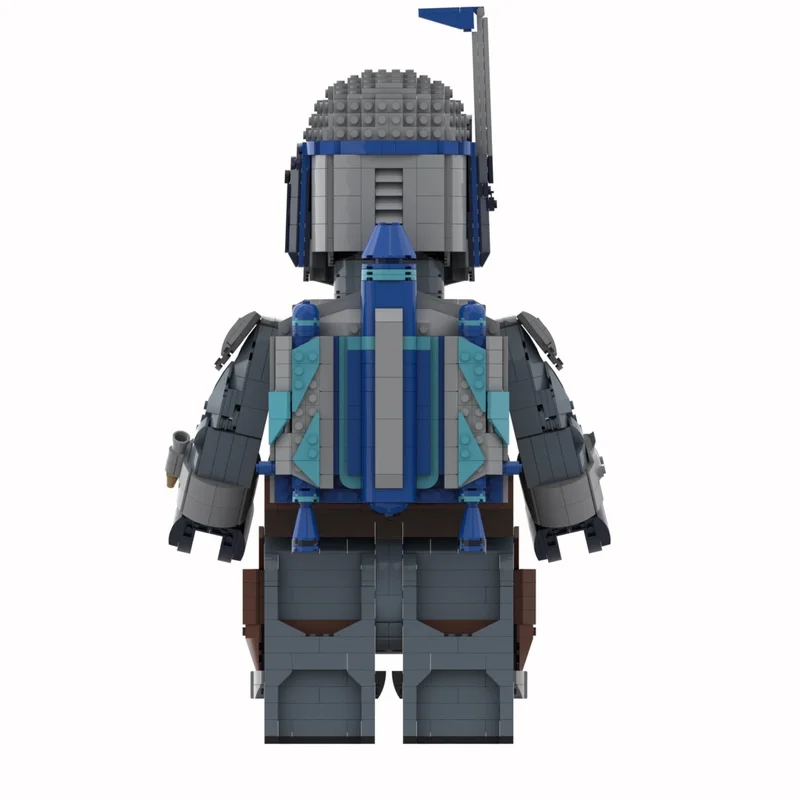 2486 قطعة MOC جانغو فيت Megafigure ستار معركة نموذج اللبنات العمارة الإبداعية لعبة فكرة هدية الكريسماس التعليم الاطفال #4