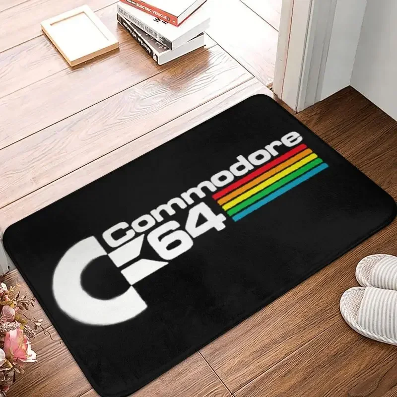 Commodore 64 Retro Classic Doormat Anti-Slip Kitchen Bathroom Mat Toilet Door Floor Entrance Carpet Rug