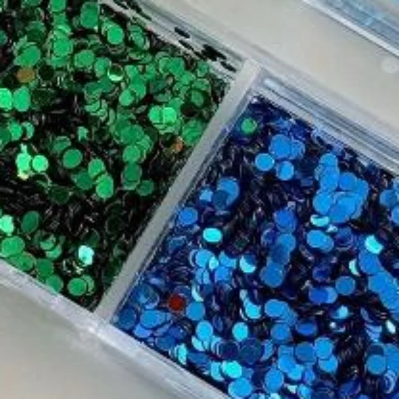 1Box 12 Grids Five-pointed Star Wave Point Nail Art Glitter Sequins Mixed Color Sparkly Mixed Shapes DIY Manicure Nail Decorati
