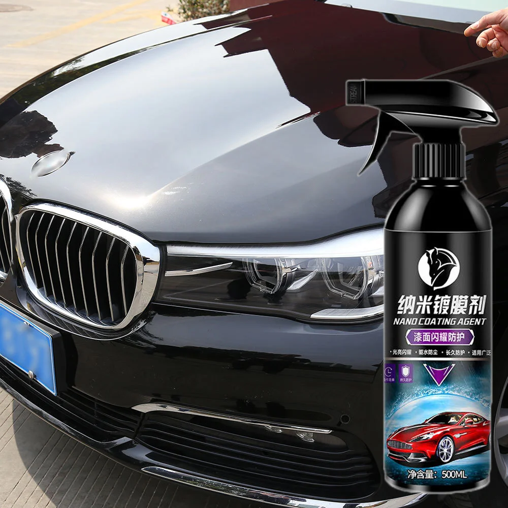 Aerosol de cera líquida para revestimiento de cerámica de coche, agente de recubrimiento de pintura de pulido, capa hidrofóbica Nano, revestimiento