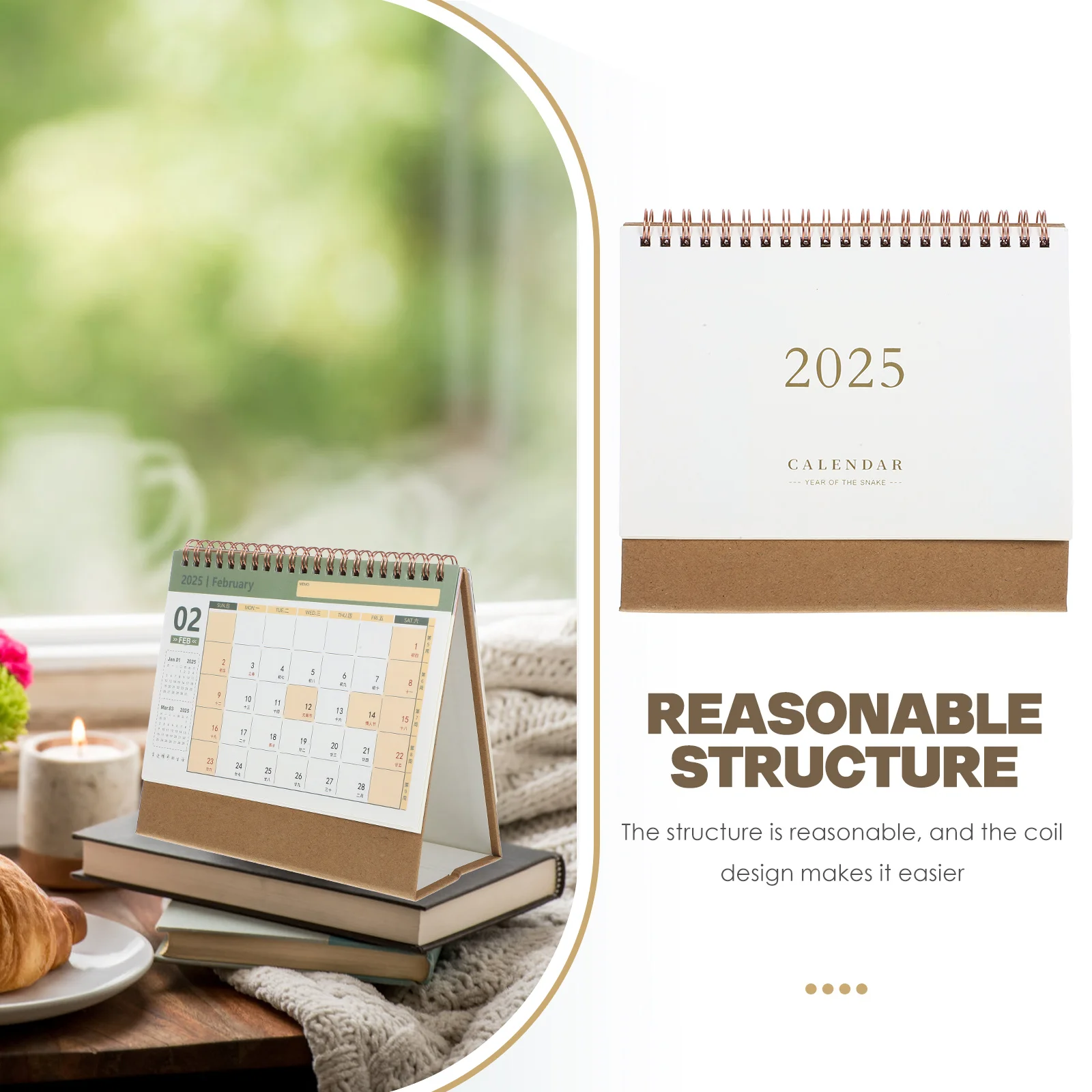 

Настольный календарь, блокнот 2024, минималистичный декоративный планировщик, блокнот из золотой фольги, домашний офис, класс, конференц-зал