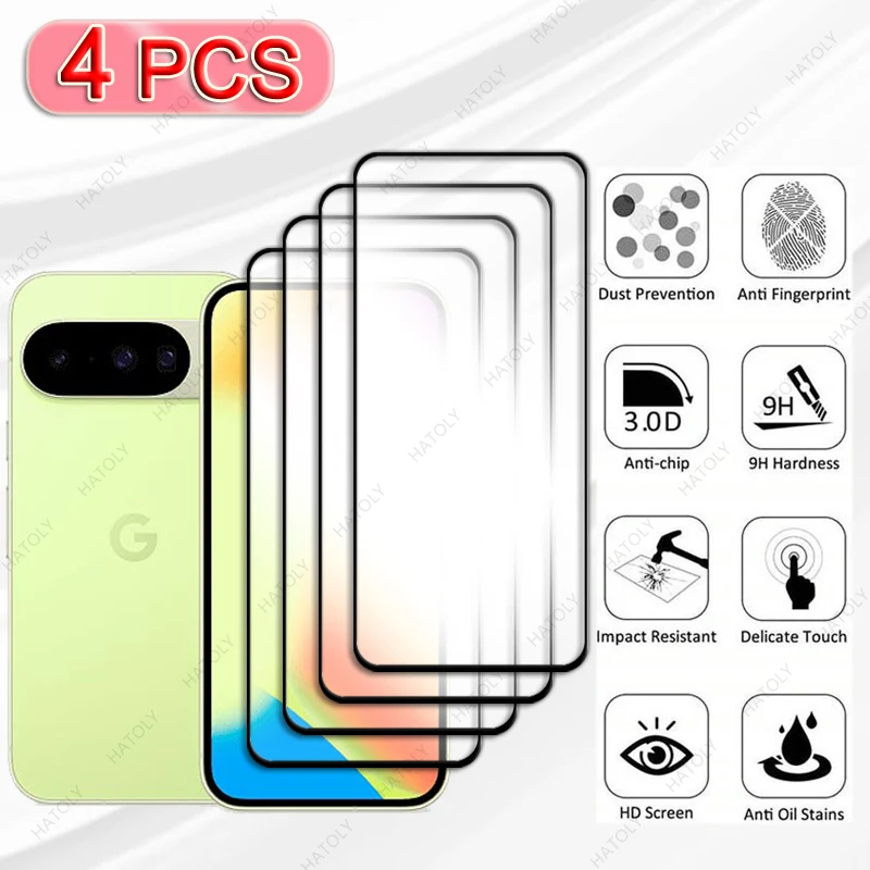 4 قطعة لجوجل بكسل 10 الزجاج الأسود حافة طبقة رقيقة واقية ل بكسل 10 حامي الشاشة الزجاج المقسى حامي عدسة الكاميرا