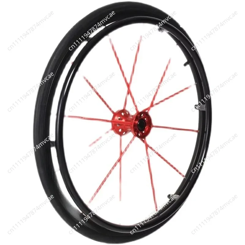 24 Inch Sports Wheelchair Rear Wheel, Large Wheel Accessory for Wheelchairs