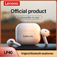 Original Lenovo LP40 wireless headphones TWS Bluetooth Earphones Touch Control Sport Headset Stereo Earbuds For Phone Android