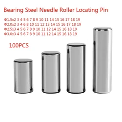 100PCS Bearing Steel Needle Roller Locating Pin Cylindrical Pin Roller Φ1.5/2/2.5/3mm Length 2 3 4 5 6 7 8 9 10 11 12 13 14-19MM