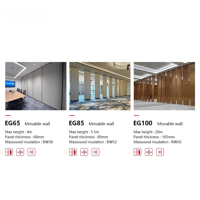 حاجز منزلق، قابل للطي، قابل للإزالة، قسم المكتب، حامل السقف، مقسم الغرفة، مناسب لردهة مكتب الفندق