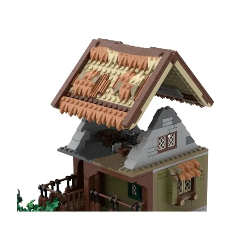 

MOC-202805 1181pcs Medieval Castle Building Blocks, Small Particle Assembly Toy Model Gift Set, Ornament