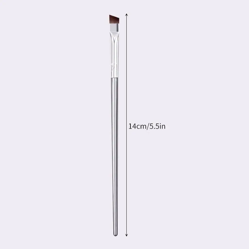12pcs Ultra-Thin And Fine Blade Eyeliner Brush, Eyebrow Brush For Precise Outlining Of Eye Makeup Details, Portable Makeup Brush