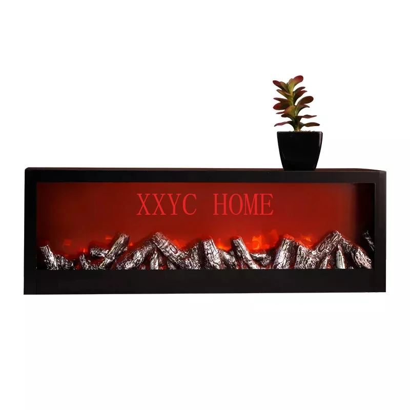 LED Fireplace Black (60*20*10 Cm)