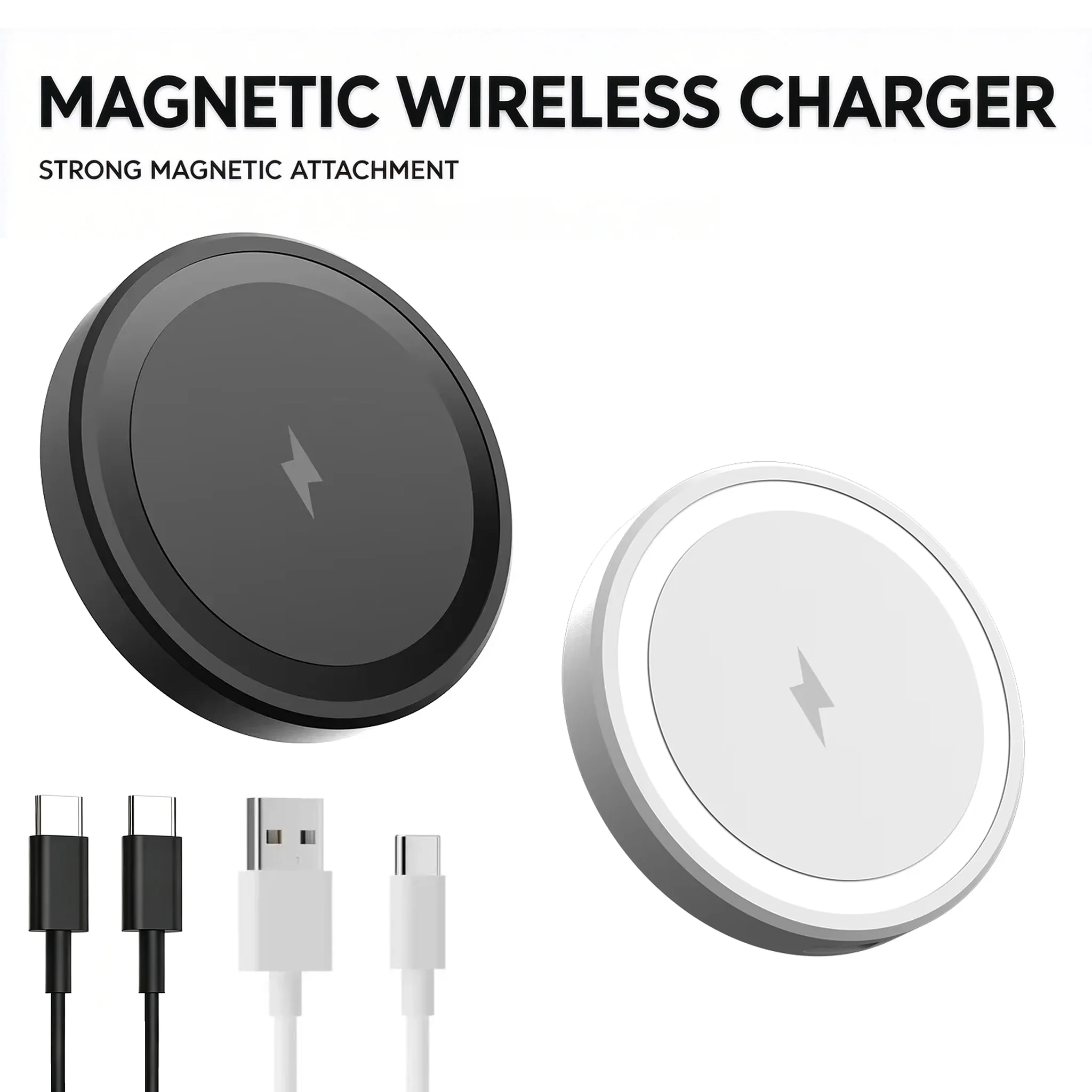 Mini Magnetic Wireless Charger Phone Pad For Magsafe For iPhone 18 17 16 15Pro Max For Airpods 4Pro Magnet Fast Charging Station