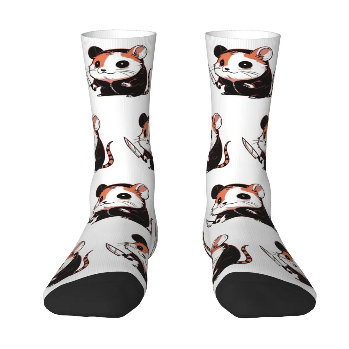 Michael Myers Hamster Men Women Socks Windproof Novelty Spring Summer Autumn Winter Stockings Gift