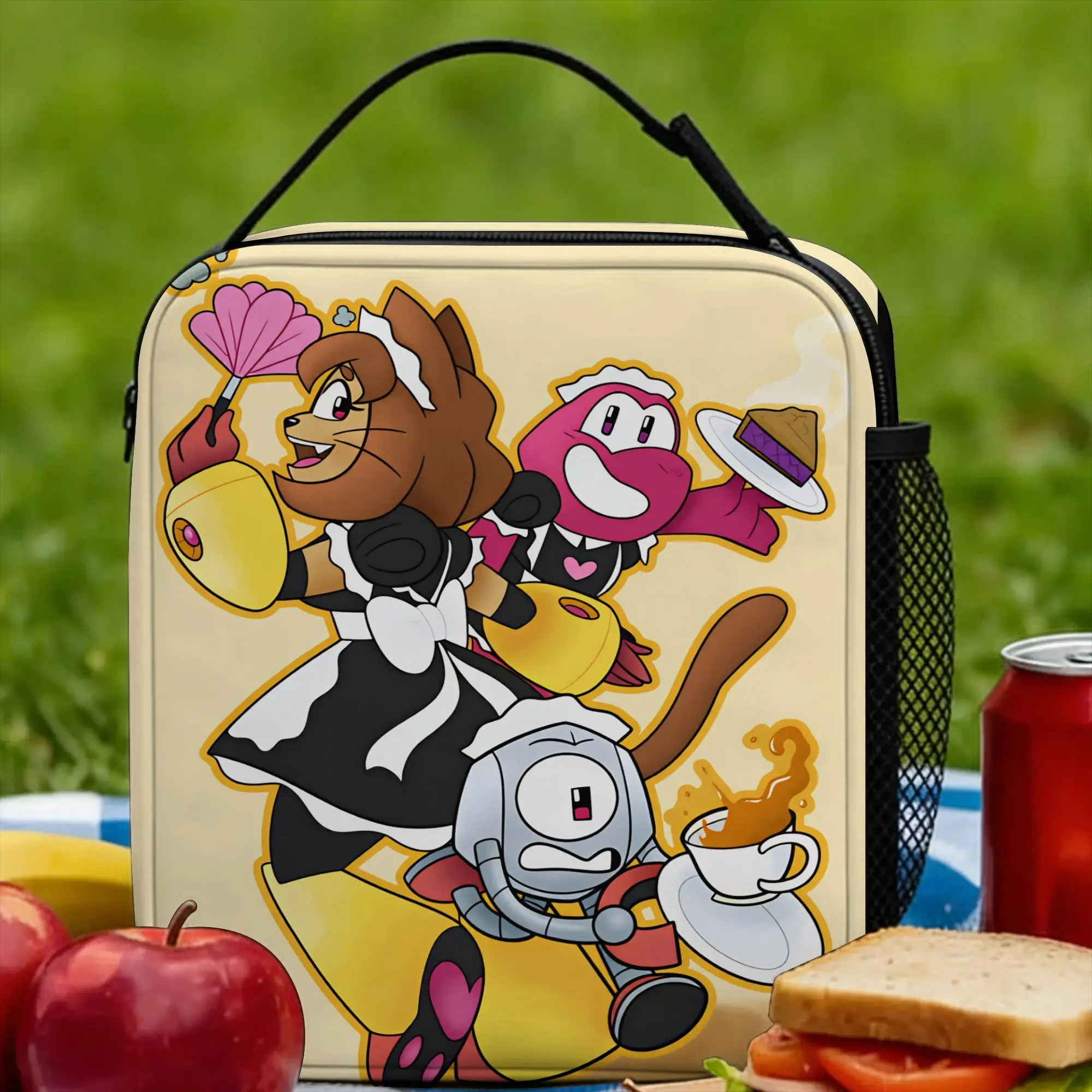 Gameoverse Lunch Bag  Portable Lunch Box Child Outdoor Picnic Graphic Design Cooler Bag Fashion Oxford Tote Food Bags