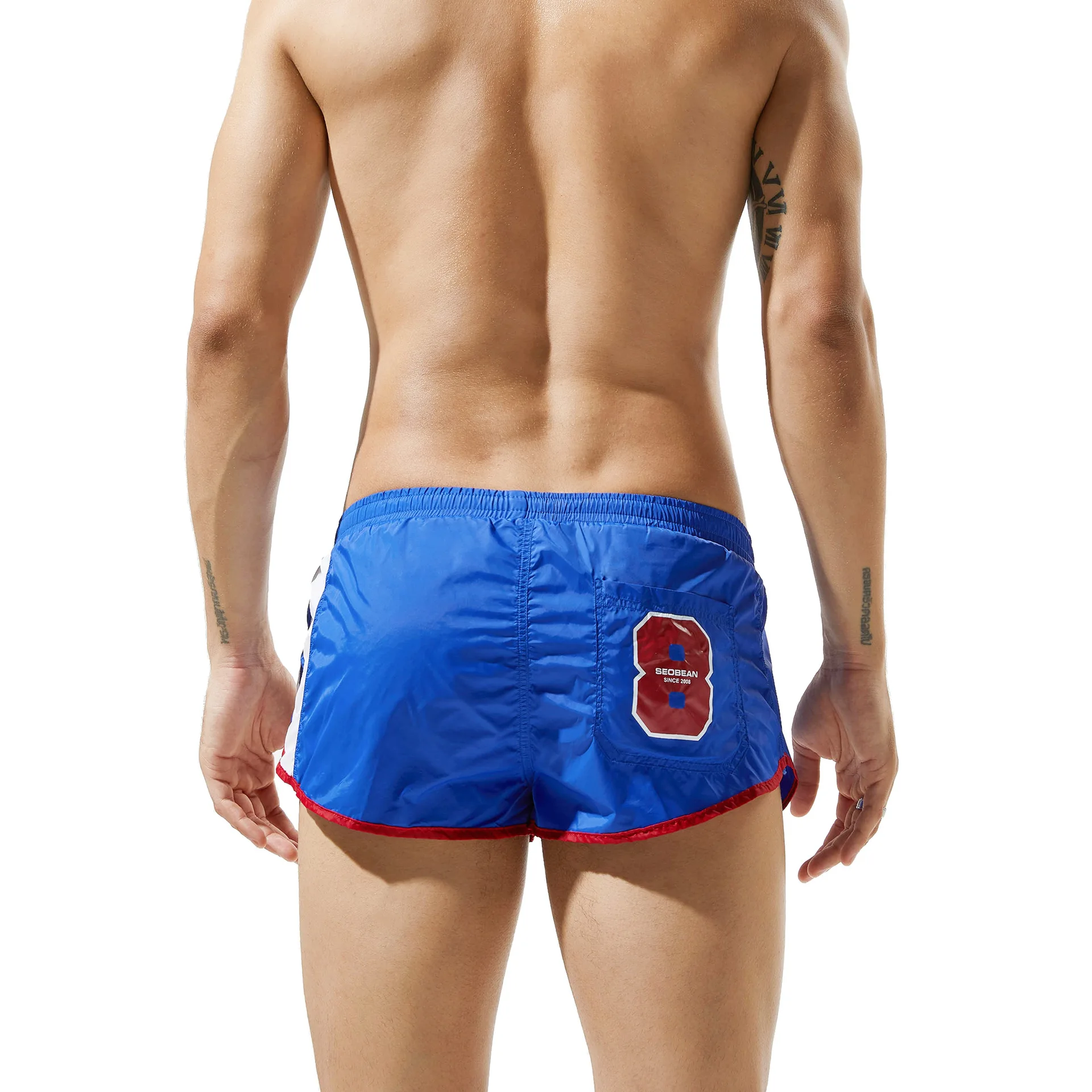 2025 กางเกงแฟชั่นสำหรับผู้ชาย กางเกงขาสั้นลำลองสำหรับผู้ชาย กางเกงออกกำลังกายสำหรับผู้ชาย 80601