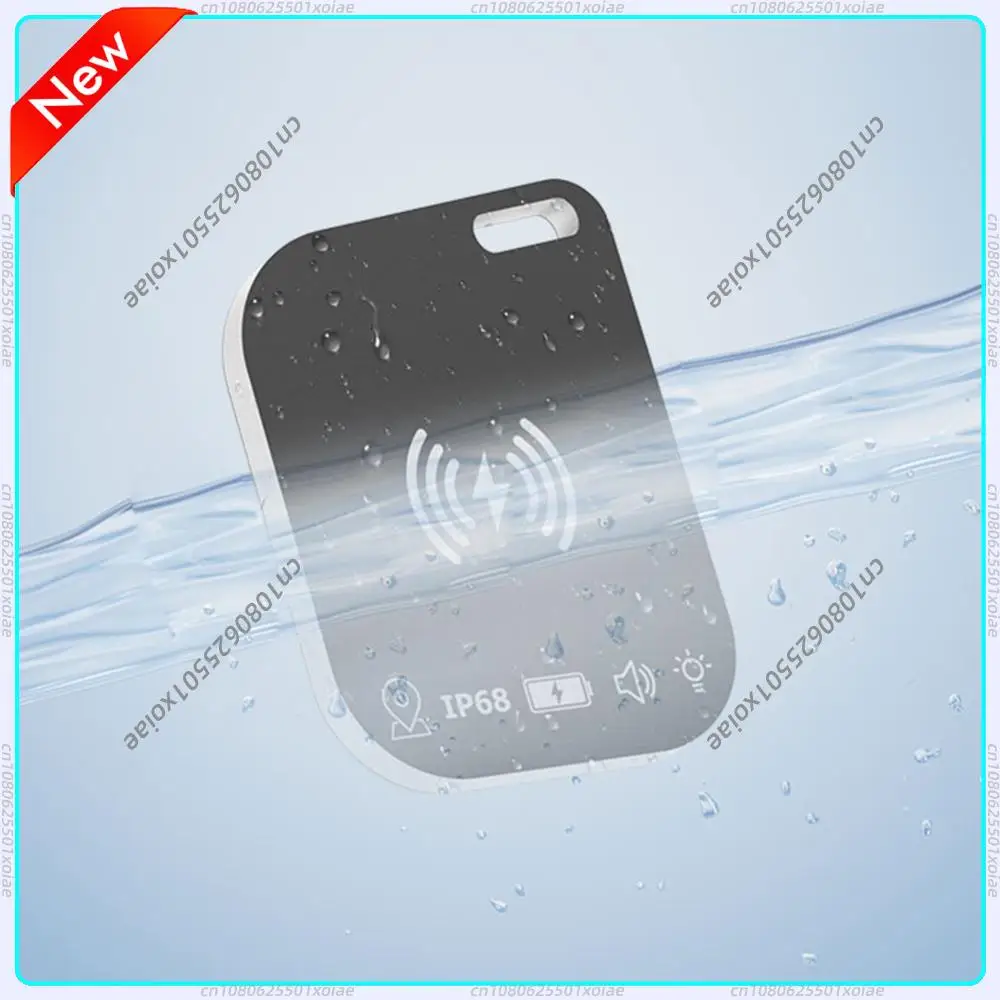 Wireless Charging Ultra Slim Tracking Card IPX68 Waterproof Works for Apple Find My Smart Tag Wallet Tracker Ultra Thin Tracker
