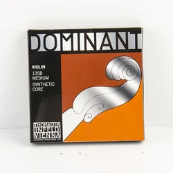 Thomastik-Infeld DOMINANT Violin Strings Set 135B/135 E-A-D-G 4 Strings 4/4-1/4 Size Synthetic Core Medium Tension Ball End