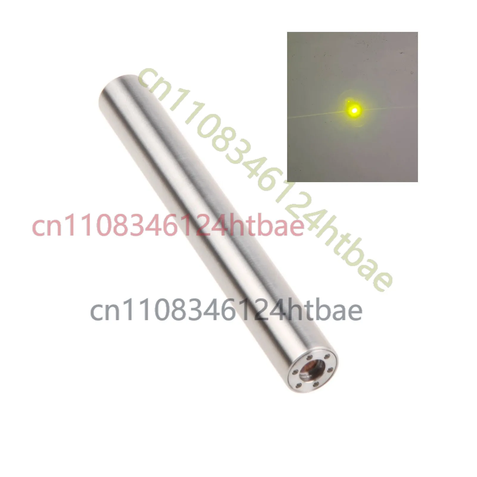 For 573T-10 Stainless Steel Laser Module, SANWU 573nm Lemon Yellow Industrial Laser Module Brand New