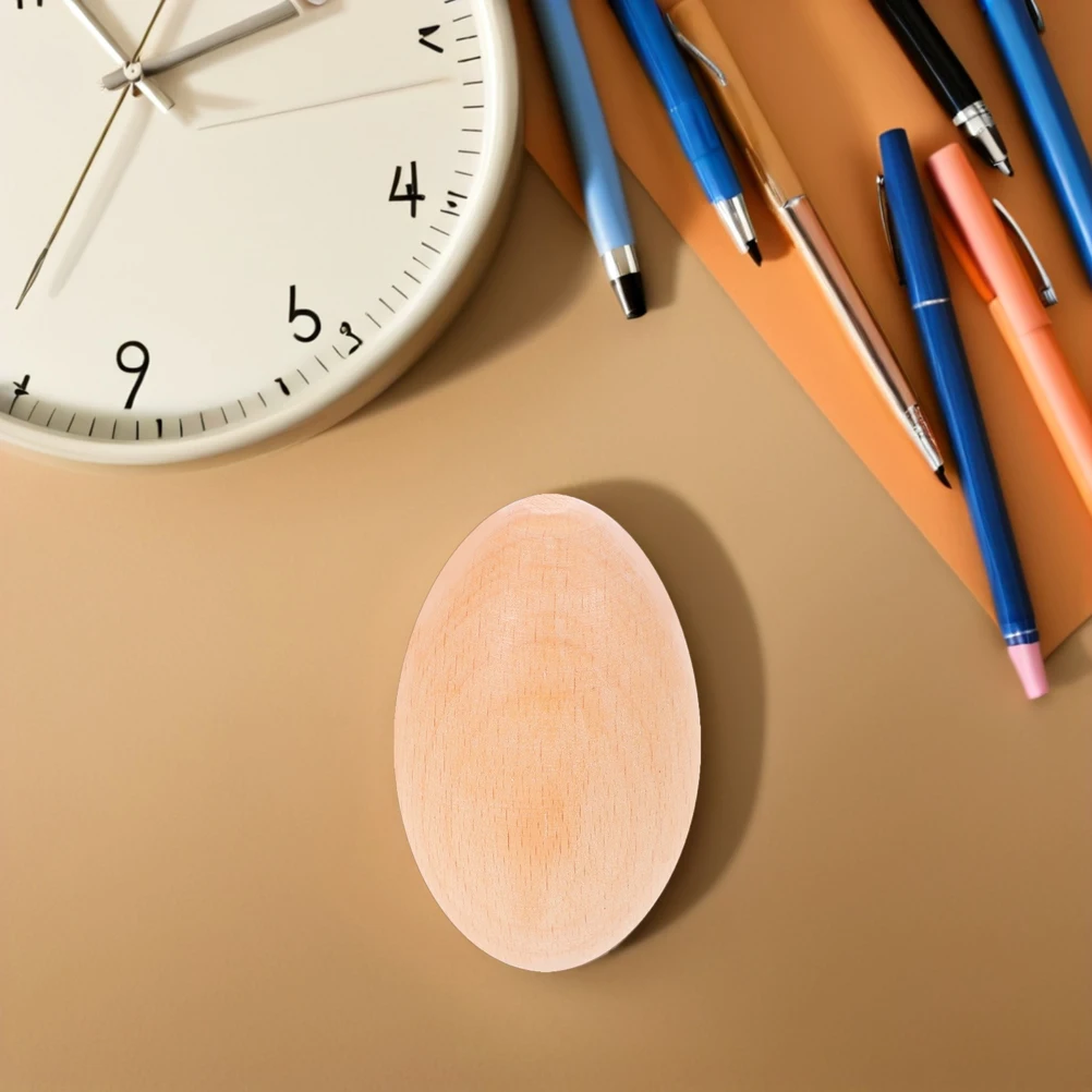 

Percussion Instrument Wooden Egg Shaker for Music Education Sturdy Wood Build Burr-Free Safe Surface Ideal for Home