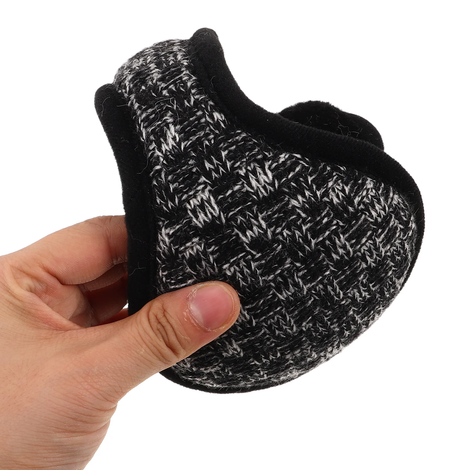 Cuffie antirumore lavorate a maglia Scaldini di protezione invernale Fascia pieghevole Ciclismo all'aperto Escursionismo Sci Uomo Donna Cuffie antirumore invernali