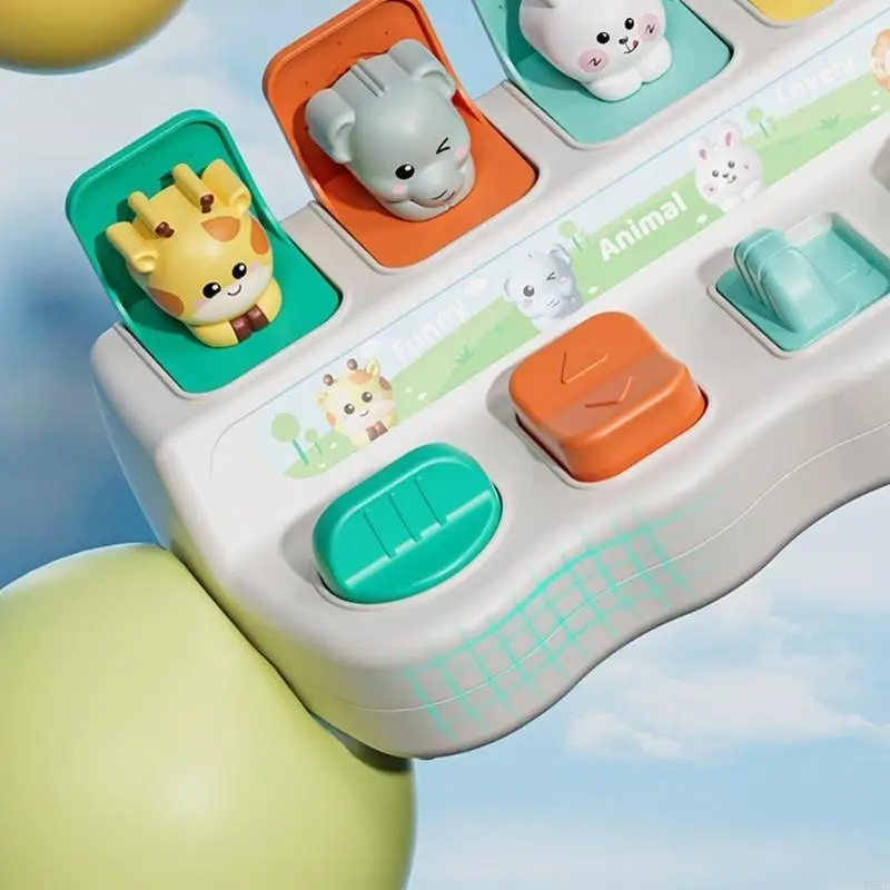 

Cartoon Sensory Toy Multifunctional Board Game Hands on Learning Tool E65D