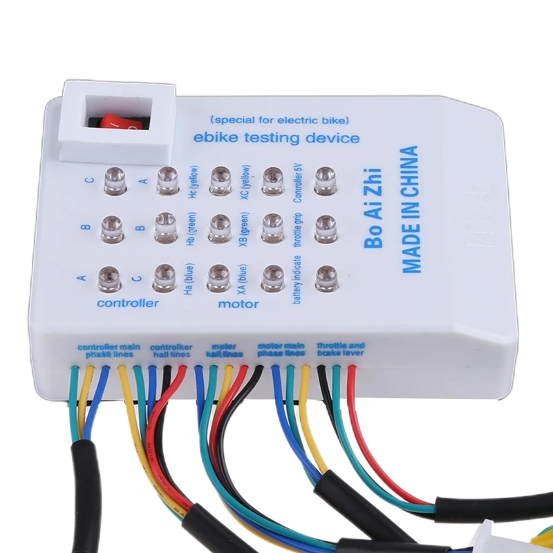 Imagem -04 - Eletro Carro E-bike Scooter Controlador Motor sem Escova Testador Rápido Alimentado por Bateria Poupado 24v 36v 48v 60v 72v