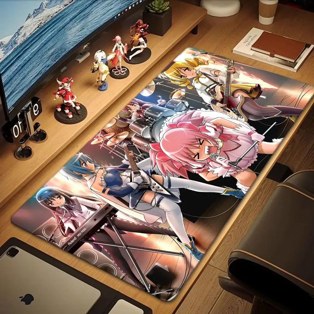 Puella Magi Madoka Magica Mouse Pad Gaming Mousepad Pc Accessories Keyboard Mat Desk Protector Mats Anime Mouse Pads