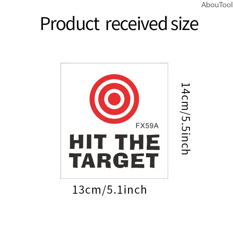 10PCS Toilet Target Aiming Stickers, Pee Targets for Boys Training, Hit The Spot Decal,Red Bullseye Toilet Pee Reminder Sticker