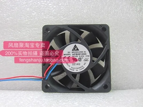 

Free shipping, brand new original AFB0612HC 6CM 6013 12V 0.21A cooling fan