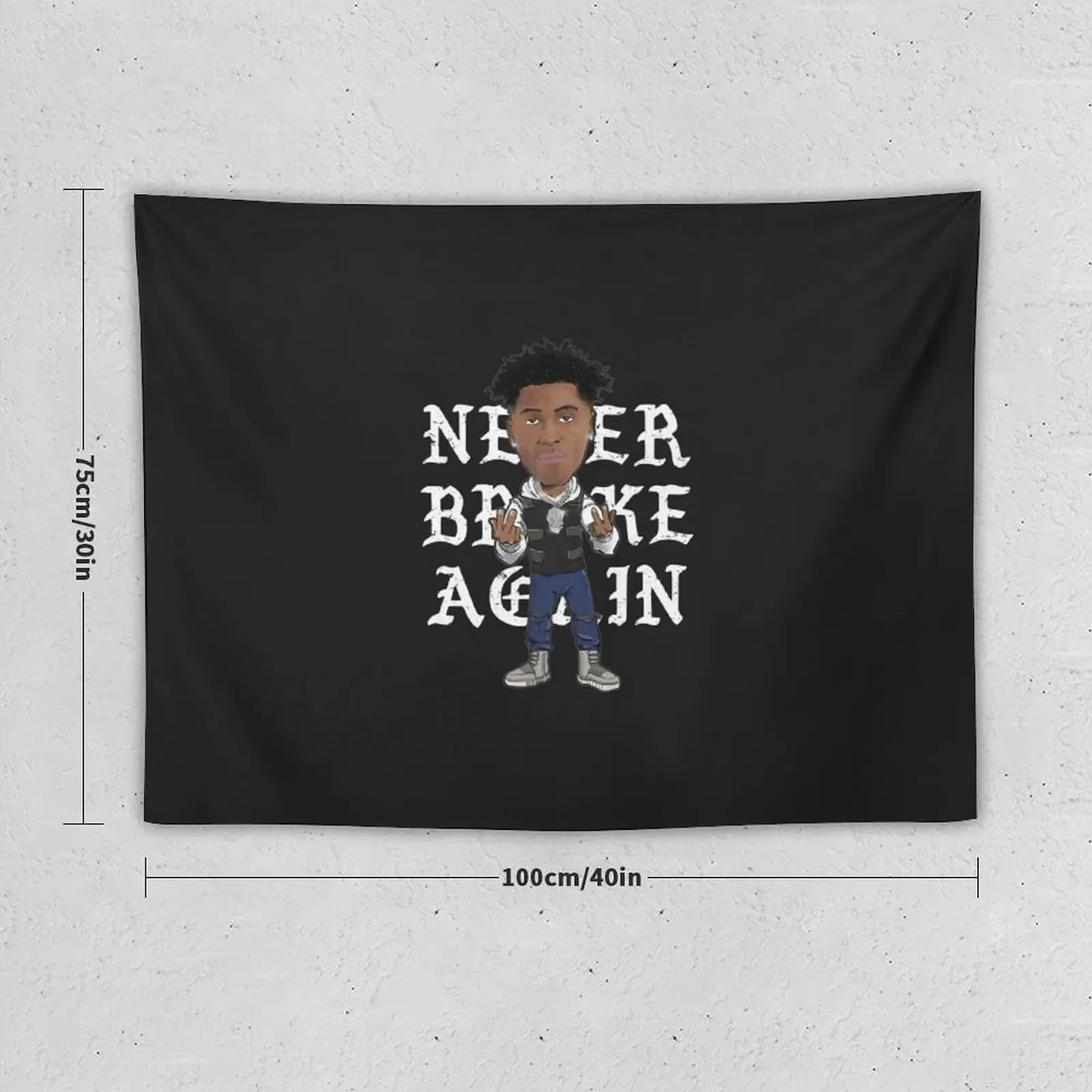 YoungBoy Never Broke Again Tapestry Aesthetic Decoration Decoration For Home Bathroom Decor Tapestry