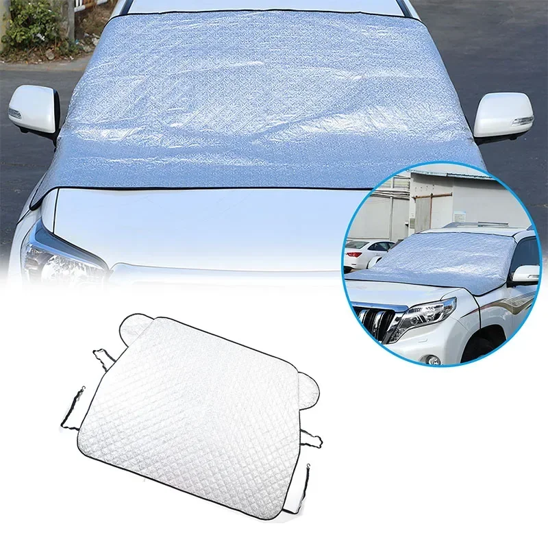 

For Toyota Land Cruiser Prado 2010-17 Car Windshield Snow Anti Frost Cover Windproof Winter Ice Snow Shield Trim Car Accessories