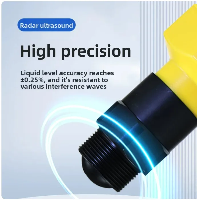 Radar Level Meter Integrated Level Sensor Transmitter Split Water Level Gauge