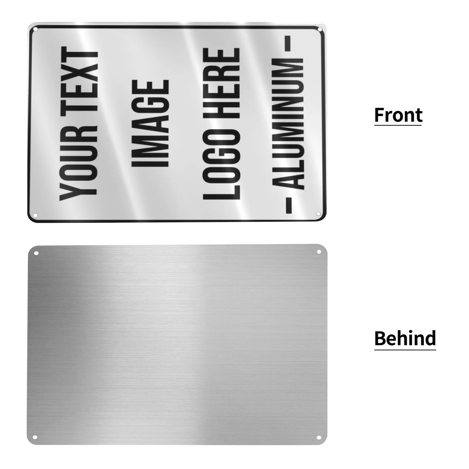 20x30cm Rechteckiges Personalisiertes Foto-Blechschild, Individuell Gestaltete Metallwandtafel mit Hochgeladenem Bild, Vintage Innendekoration Geschenk – Detail 3