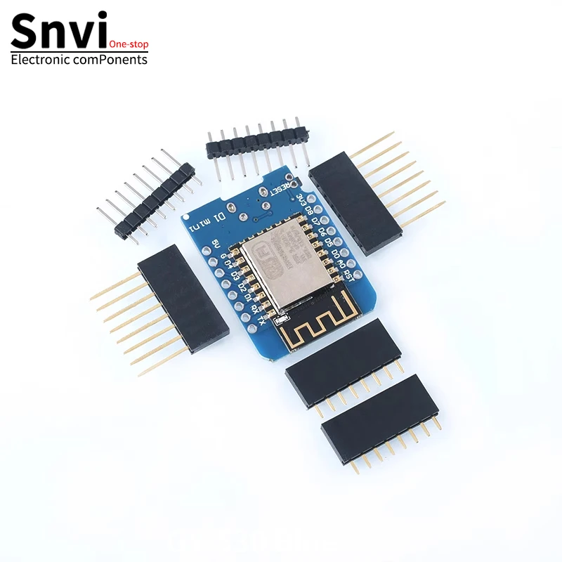 snvi Wemos D1 Mini TYPE-C/MICRO USB ESP8266 ESP-12F CH340G V2 WIFI Development Board Mini NodeMCU Lua IOT Board 3.3V With Pins