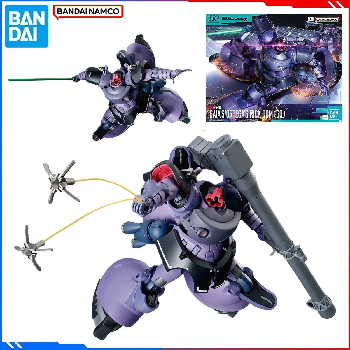 

Подлинная оригинальная фигурка Bandai Gundam, наборы моделей HG 1/144, аниме-фигурка GAIA'S/ORTEGA'S RICK DOM (GO), экшн-модель, рождественские игрушки