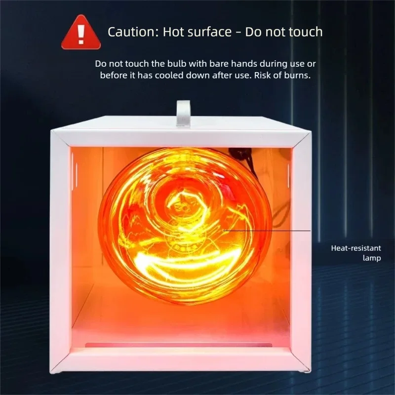 

Handheld Heat Box Window Nano Ceramic Tint Film Heat Rejection Tester Infrared Heat Lamp 220V 150W For Heat Block Demo OC-2