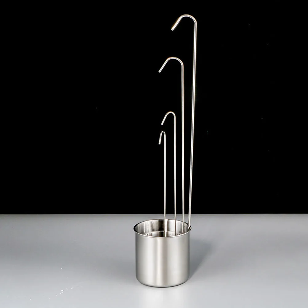 

Stainless Steel Ladle Canning Funnel Oil Filter Soy Sauce Dispensing Tool Kitchen Gadget Transfer Funnel Set