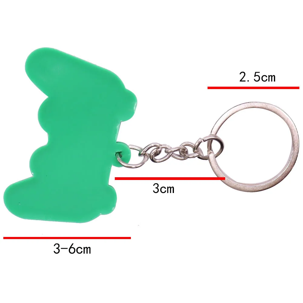 New 1PCS PVC Game Machine Keychain Keyring Cute Gamepad Joystick Key Chain Keychains Bag Car Hanging fit Men Boy Keys