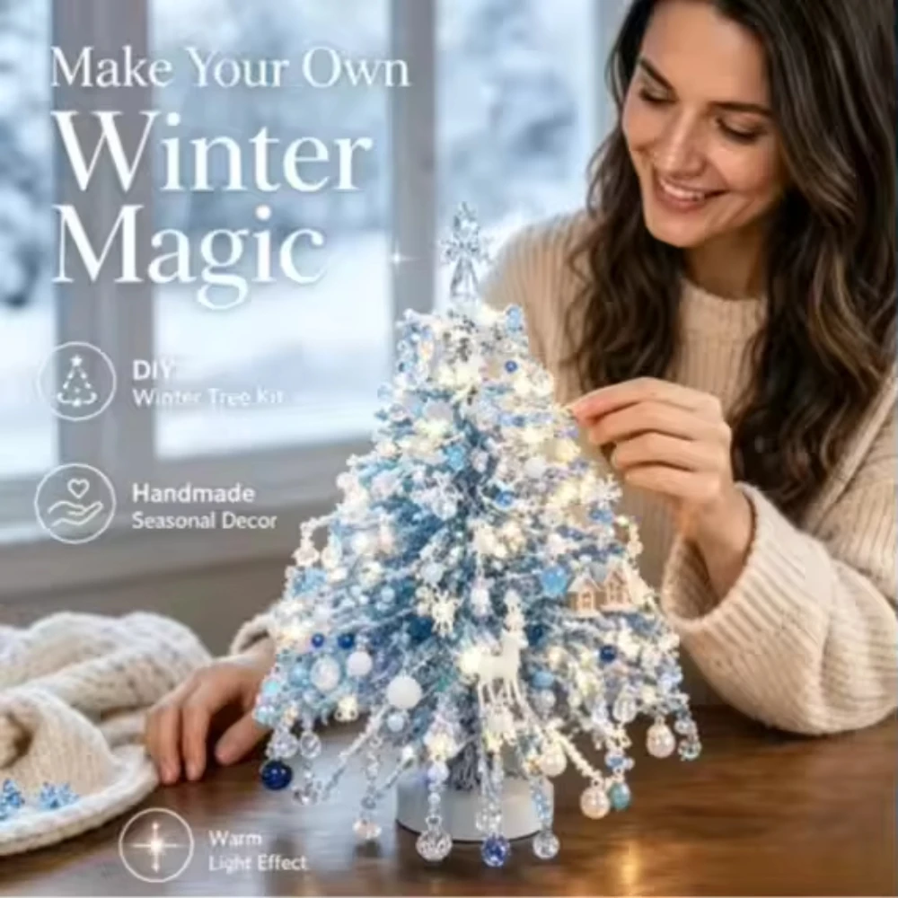 El Yapımı Boncuklu Örgü Noel A - Lighting Tree Decor incelemesi ve fiyatı