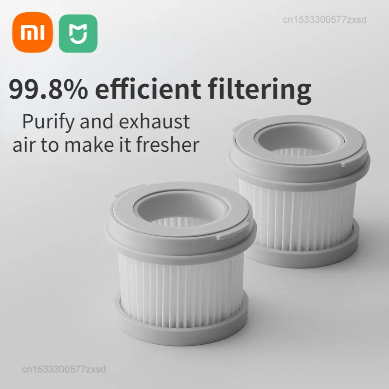 Xiaomi Mijia filtro HEPA per Mijia Vacuum acaro Remover Brush 2 PCS elemento filtrante sostituzione rete filtro HEPA Core accessori parti