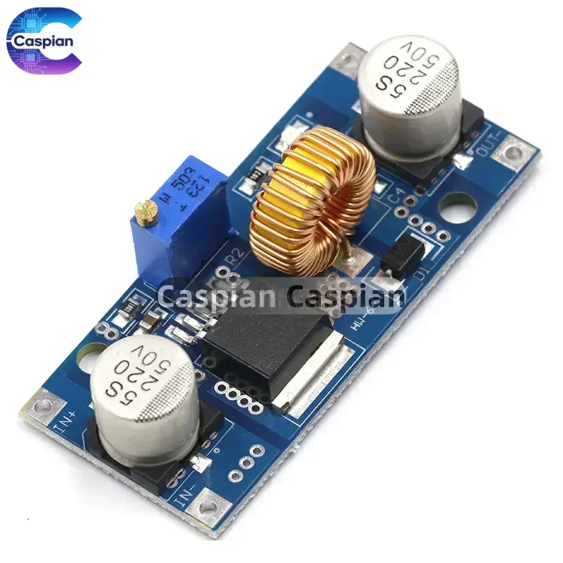 

1PCS 5A XL4015 DC-DC 4-38V to 1.25-36V 24V 12V 9V 5V Step Down Adjustable Power Supply Module LED Lithium Charger With Heat Sink