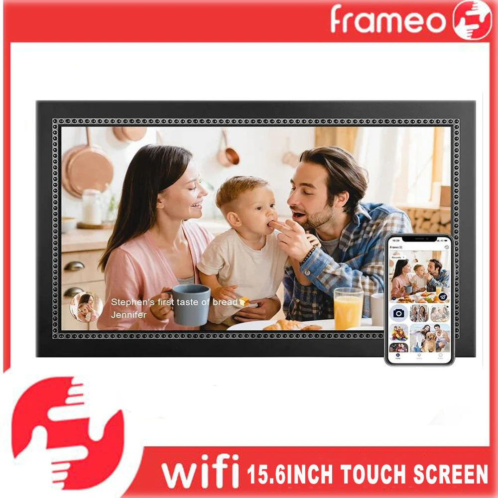 

15.6 inch built in 32GB WiFi Large touch ips digital photo frame 1920*1080 Digital Frame