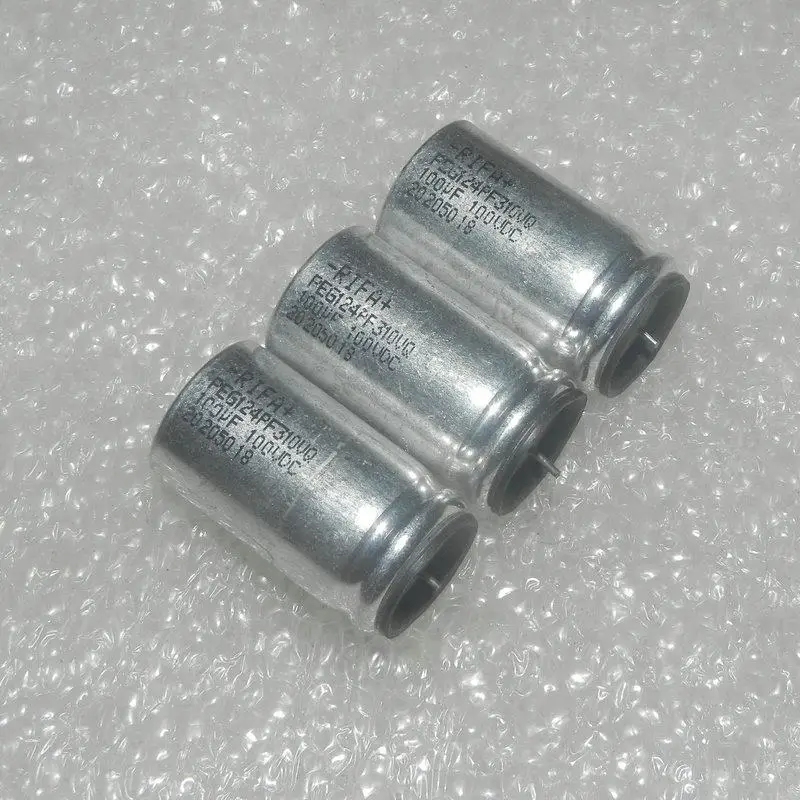 5PCS/LOT Short Pin RIFA 100V 100UF 100vdc Copper Pin Filter Electrolytic Capacitor PEG124PF3100Q