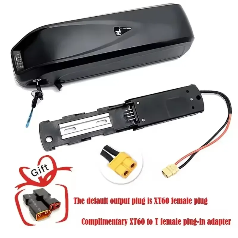 EU-Lager, 7-Tage-Schnelllieferung, Hailong 36V 48V 20Ah Hochleistungs-Entfernbarer Lithium-Akku für Elektrofahrräder, Wasserdichter E-Bike-Akku mit umwandelbarem XT60-T-Stecker-Adapter, Komplettset
