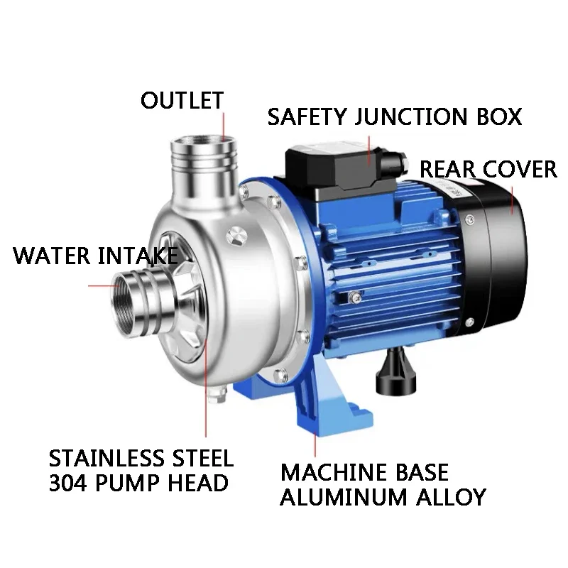 

304 Stainless Steel Centrifugal Pump Dwk Type Circulation Pump Acid and Alkali Resistant Anti-Corrosion Sewage Pump BB