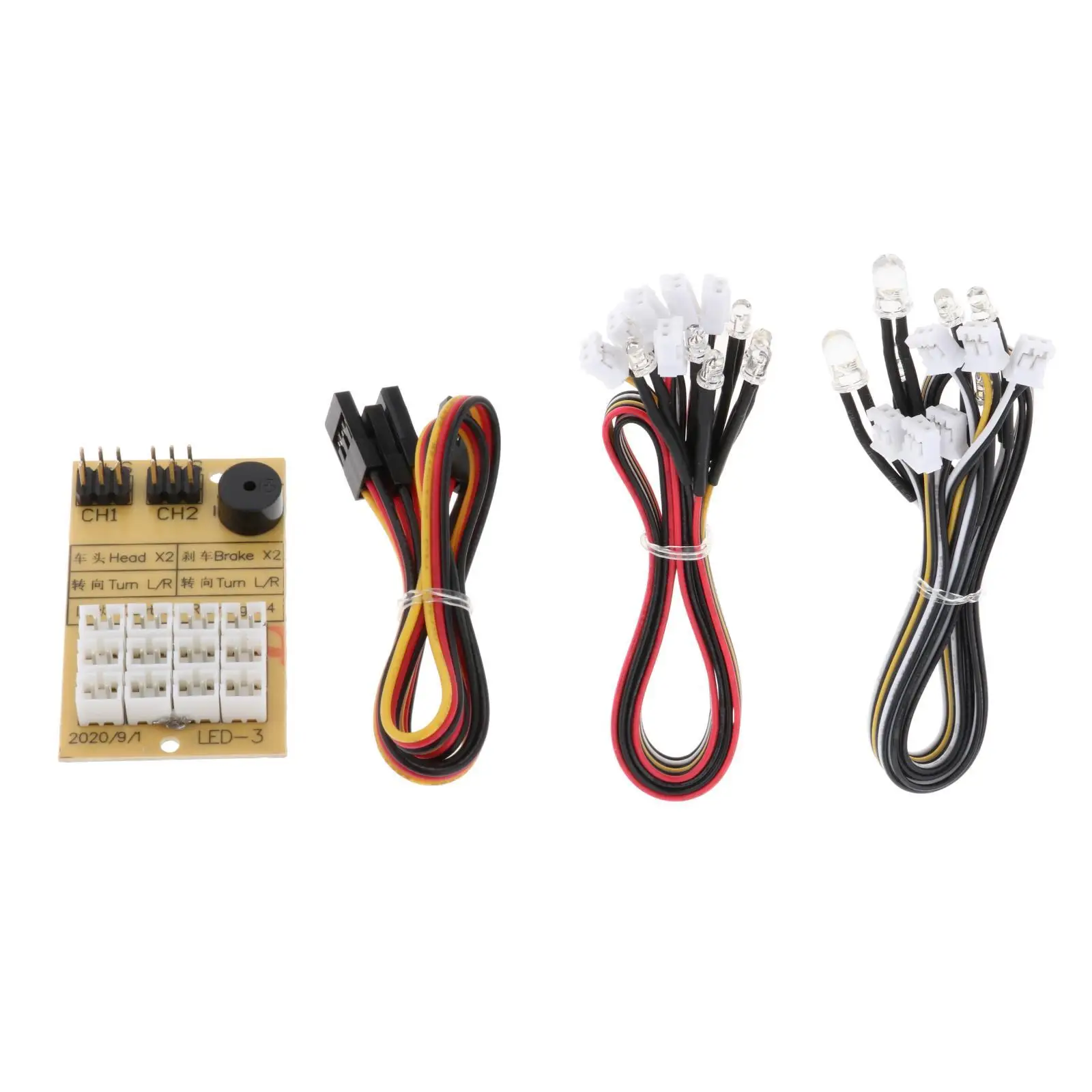 RC Car LED Light System Kit for MN86K 1:12 4WD Truck Headlight Accessories