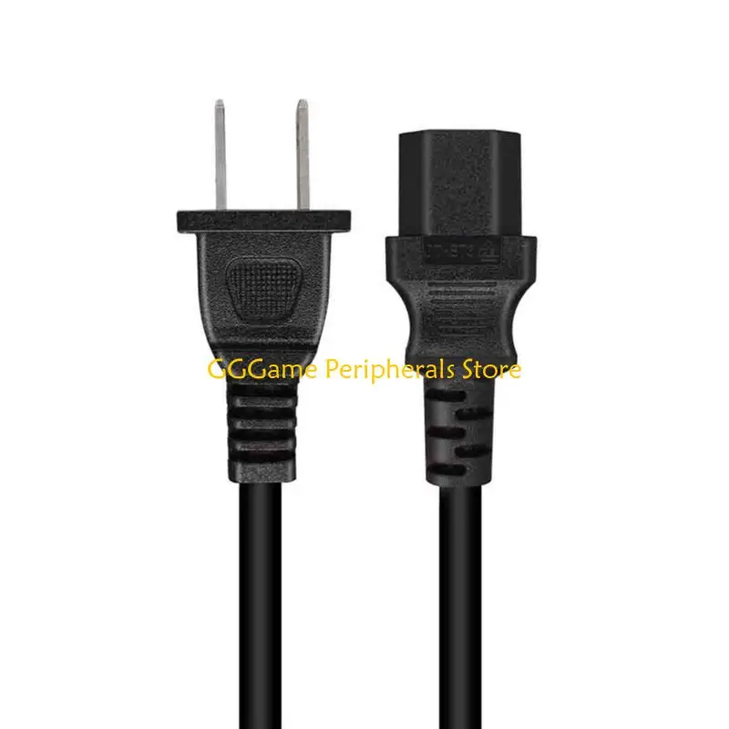U55B 40Cm NEMA1 15P To C13 Power Cord PVC Insulated Us Outlet to C13 Processor Standard Size for Monitors & Desktop Devices