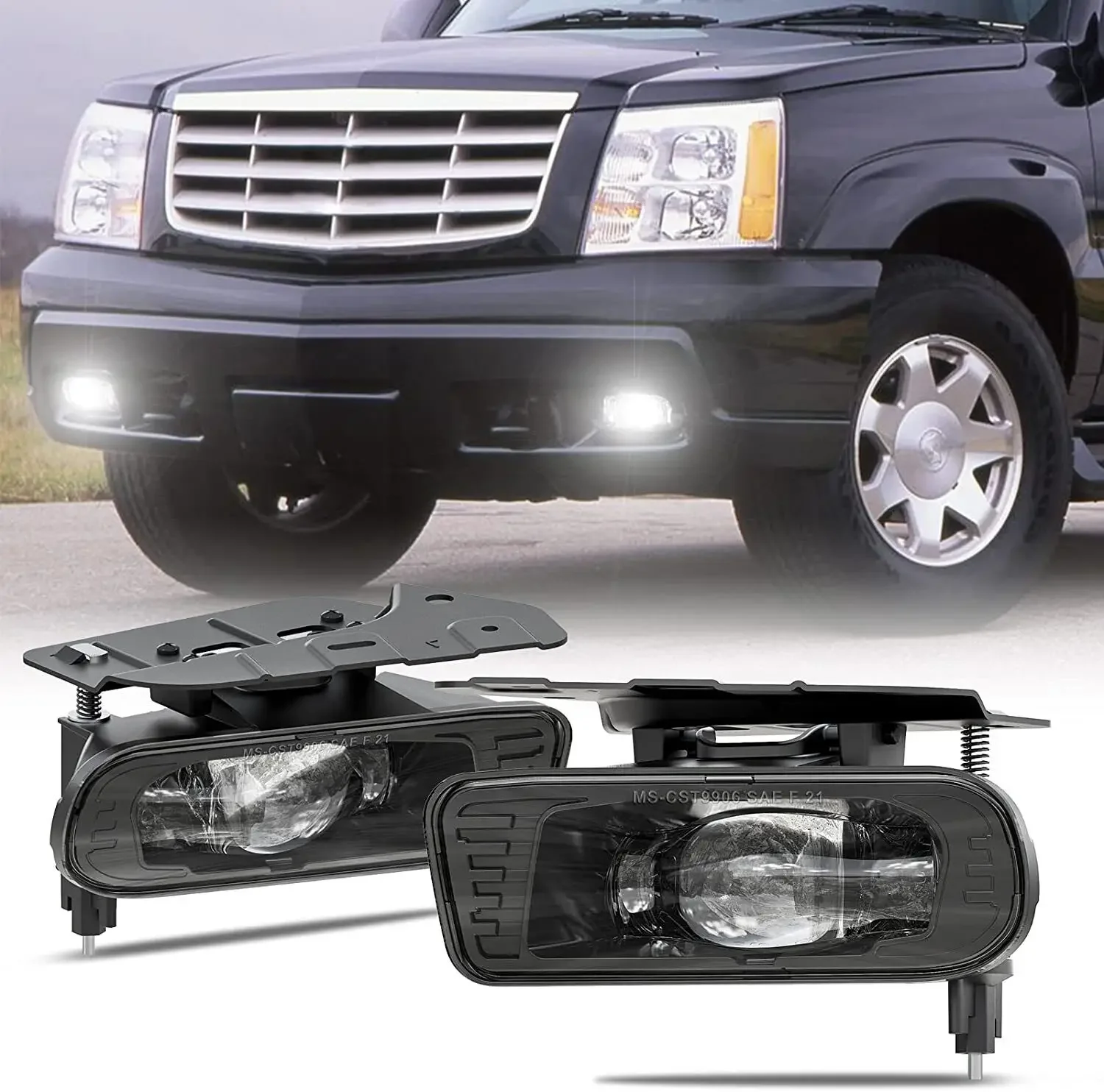 

For Cadillac Escalade ESV EXT 2002-2006 LED Fog Light Assembly Car Driving Lamp