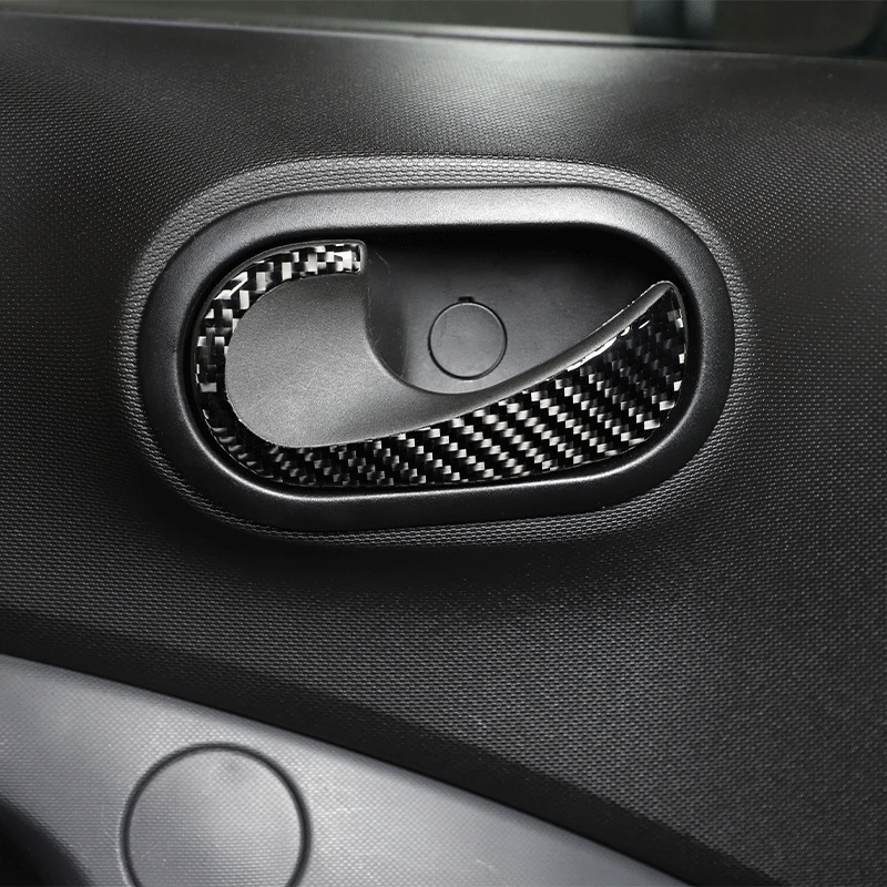 Car Styling Accessories Carbon Fiber Car Interior Decoration Modification Cover Sticker For Benz Smart 453 Fortwo 2015-2019